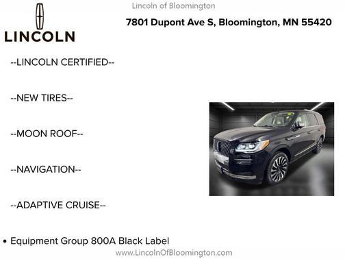 2023 Lincoln Navigator Black Label