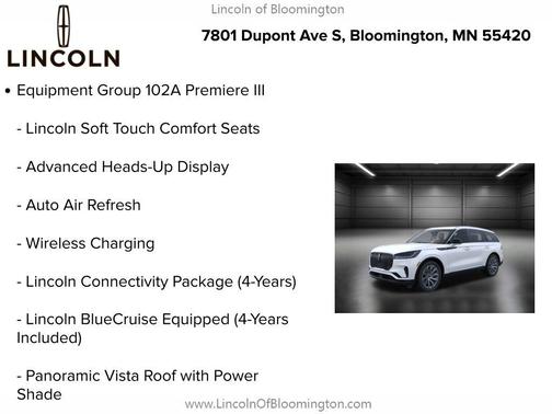 2026 Lincoln Aviator Premiere