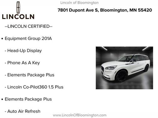 2023 Lincoln Aviator Reserve AWD