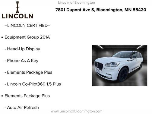 2023 Lincoln Aviator Reserve AWD