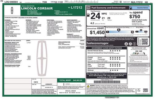 2022 Lincoln Corsair Standard