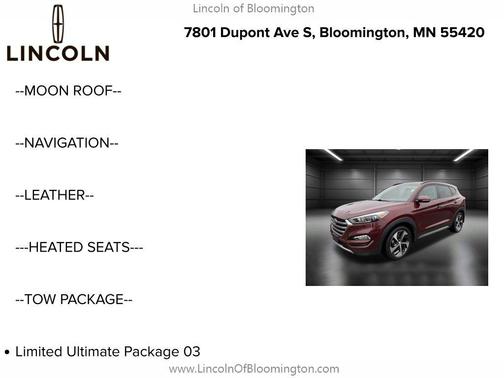 2017 Hyundai TUCSON Limited