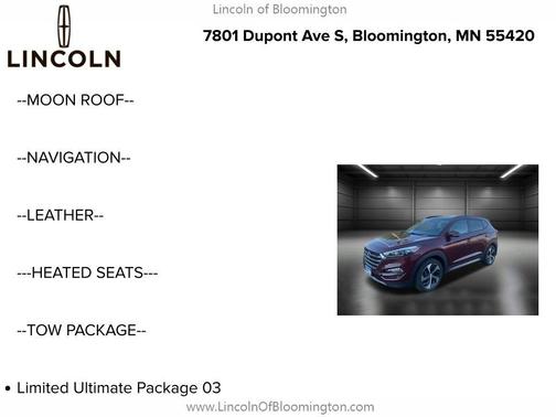 2017 Hyundai TUCSON Limited