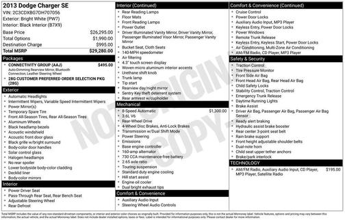2013 Dodge Charger SE