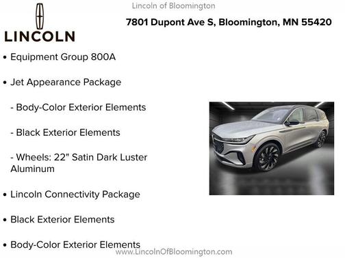 2026 Lincoln Nautilus Black Label