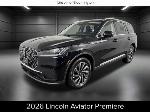 Infinite Black Metallic Clearcoat 2026 Lincoln Aviator Premiere