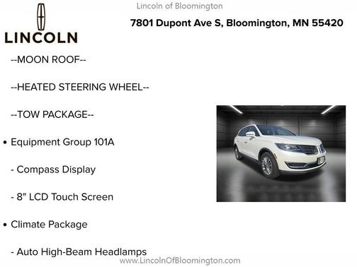 2016 Lincoln MKX Select