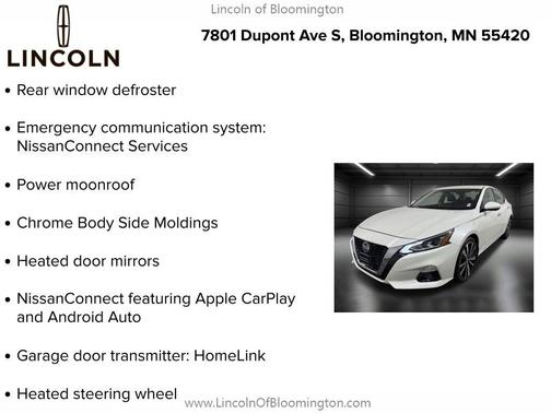 2020 Nissan Altima Platinum Intelligent AWD