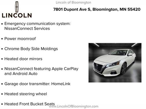 2020 Nissan Altima Platinum Intelligent AWD