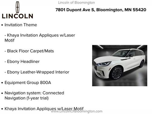 2025 Lincoln Aviator Black Label AWD