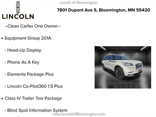 2023 Lincoln Aviator Reserve AWD