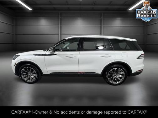PRISTINE WHITE MET 3C 2025 Lincoln Aviator Reserve AWD