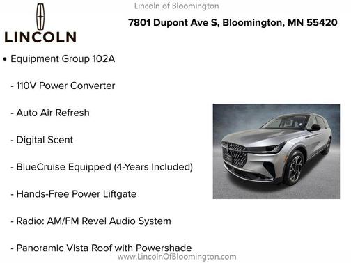 SILVER RADIANCE MET CC 2026 Lincoln Nautilus Premiere
