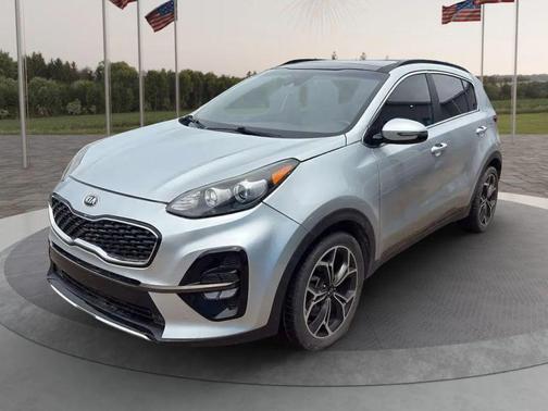 Sparkling Silver 2021 Kia Sportage SX Turbo