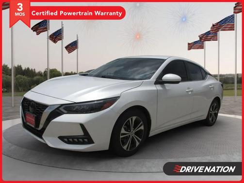 Aspen White Tricoat 2023 Nissan Sentra SV