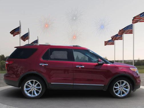 Ruby Red Metallic Tinted Clearcoat 2015 Ford Explorer Limited