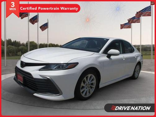 White 2022 Toyota Camry LE