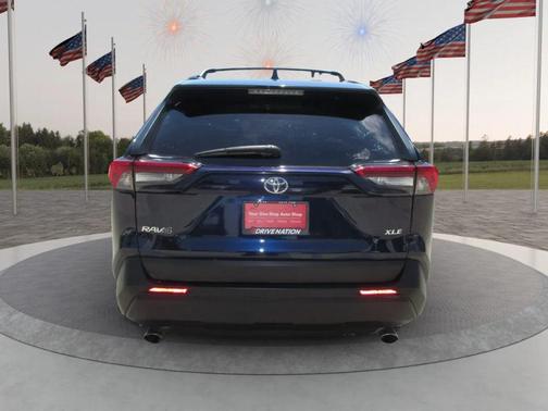 Blue 2019 Toyota RAV4 XLE