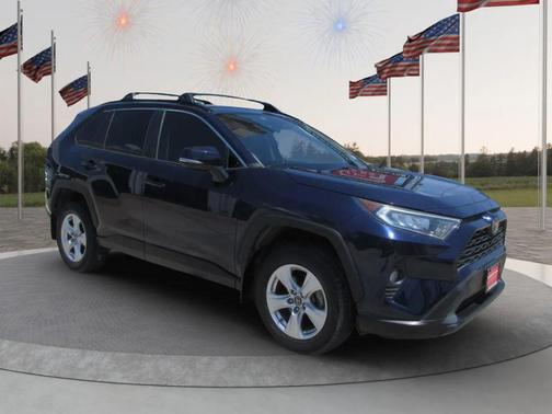 Blue 2019 Toyota RAV4 XLE
