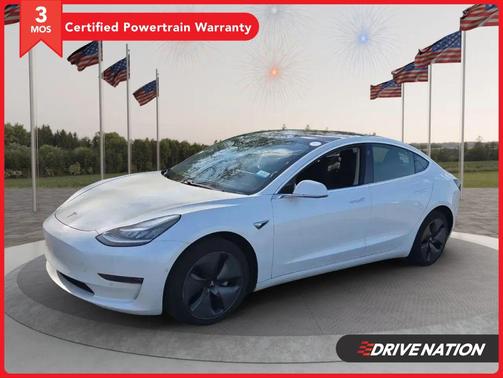 Pearl White Multi-Coat 2020 Tesla Model 3 Long Range