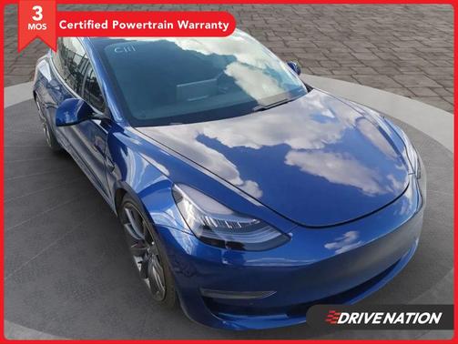 Deep Blue Metallic 2021 Tesla Model 3 Standard Range Plus