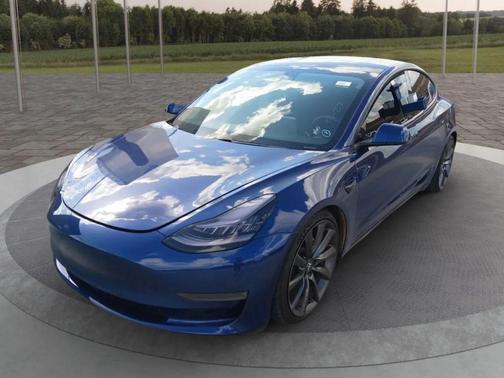 Deep Blue Metallic 2021 Tesla Model 3 Standard Range Plus