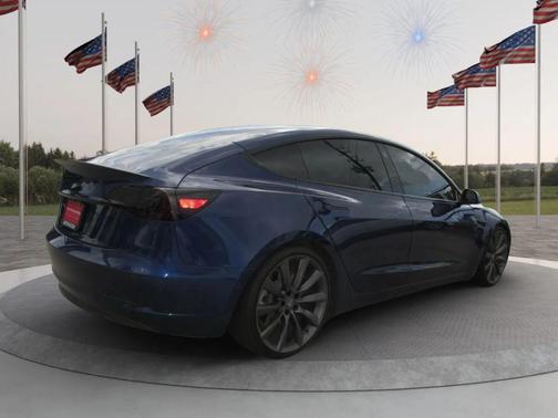 Deep Blue Metallic 2021 Tesla Model 3 Standard Range Plus
