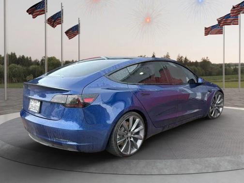 Deep Blue Metallic 2021 Tesla Model 3 Standard Range Plus