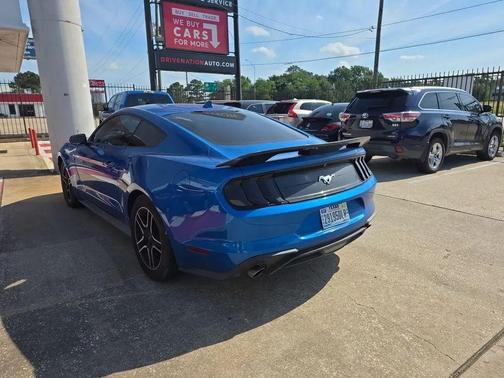 Blue 2021 Ford Mustang EcoBoost