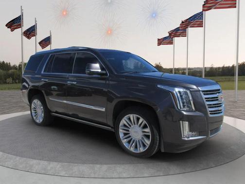 Gray 2018 Cadillac Escalade Platinum