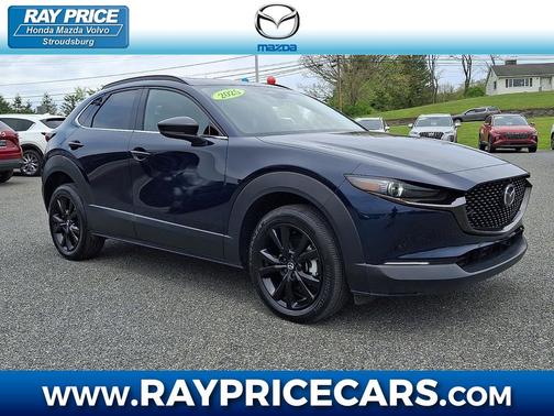 Deep Crystal Blue Mica 2025 Mazda CX-30 2.5 Turbo Premium Plus Package