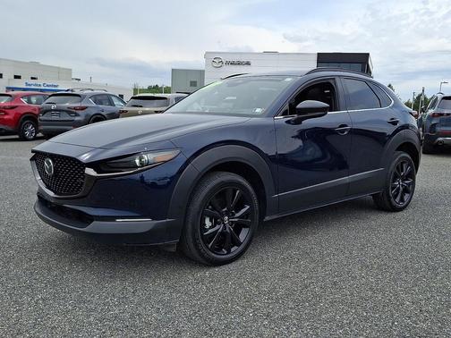 Deep Crystal Blue Mica 2025 Mazda CX-30 2.5 Turbo Premium Plus Package