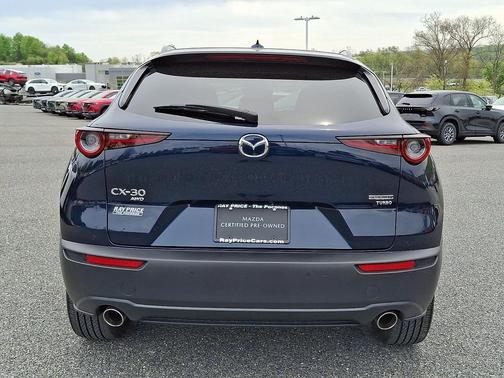 Deep Crystal Blue Mica 2025 Mazda CX-30 2.5 Turbo Premium Plus Package
