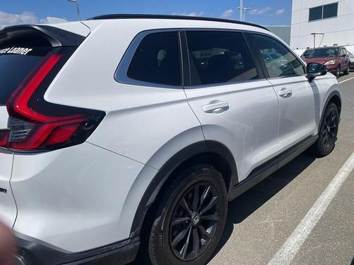 Platinum White 2025 Honda CR-V Hybrid Sport AWD