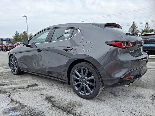 Machine Gray Metallic 2026 Mazda Mazda3 FWD w/Preferred Package
