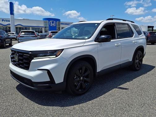 Platinum White Pearl - WX 2025 Honda Pilot Black Edition