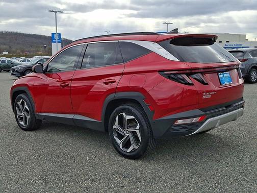 Calypso Red 2022 Hyundai TUCSON Limited