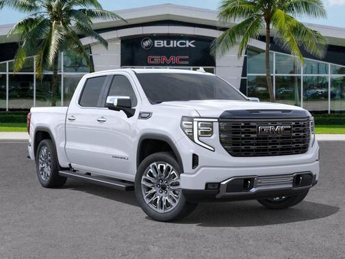 Glacier White Tricoat 2026 GMC Sierra 1500 Denali Ultimate