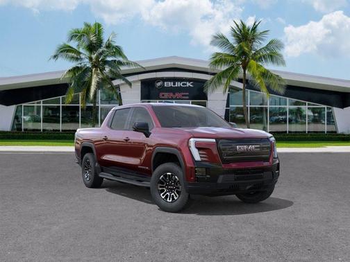 Dark Ember Metallic 2026 GMC Sierra EV Extended Range Elevation