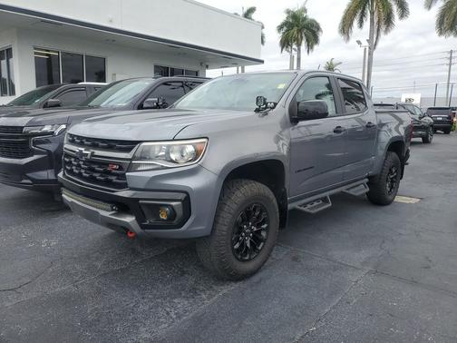 Satin Steel Metallic 2021 Chevrolet Colorado Z71