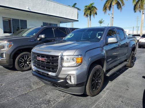 Satin Steel Metallic 2022 GMC Canyon Elevation