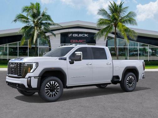 Glacier White Tricoat 2026 GMC Sierra 2500 Denali Ultimate