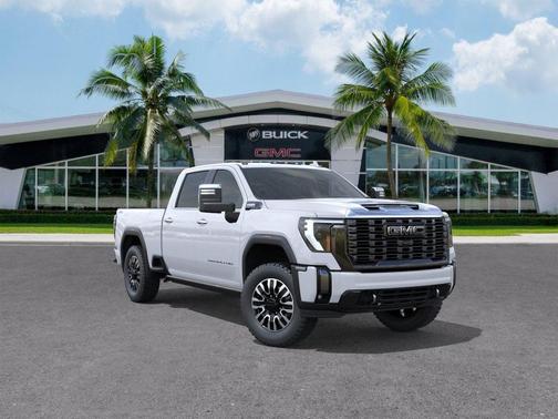 Glacier White Tricoat 2026 GMC Sierra 2500 Denali Ultimate