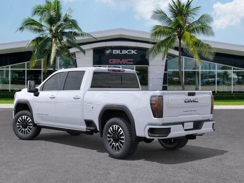 Glacier White Tricoat 2026 GMC Sierra 2500 Denali Ultimate