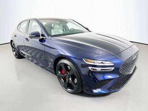 Capri Blue 2026 Genesis G70 3.3T RWD Sport Prestige