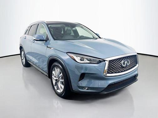 Slate Gray 2022 INFINITI QX50 ESSENTIAL AWD