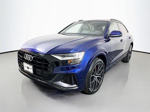 Blue Metallic 2020 Audi Q8 55 Premium Plus
