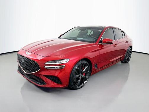 Red 2023 Genesis G70 3.3T RWD