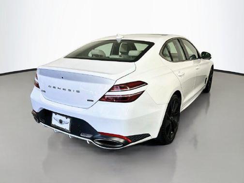 White 2023 Genesis G70 3.3T RWD