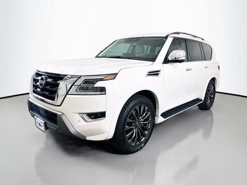 Aspen White 2024 Nissan Armada Platinum 2WD